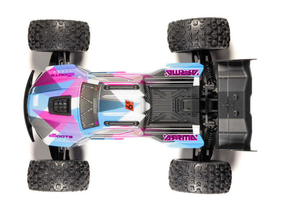 1/8th Kraton 6S V6 BLX Monster Truck - Blue/Pink*