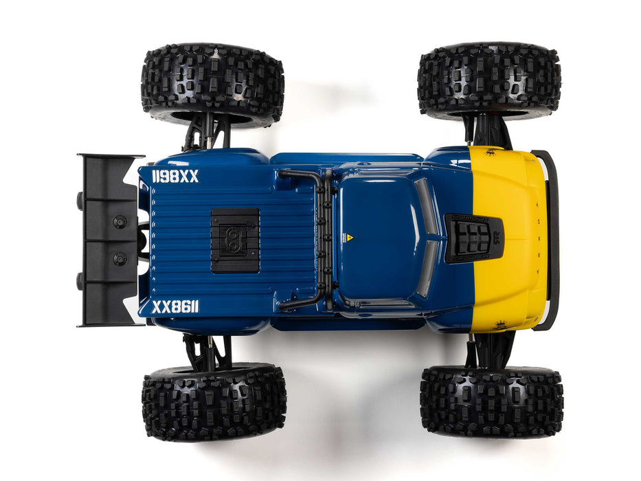 Notorious 1/8th 6S V6 4x4 BLX Stunt Truck RTR - Blue *