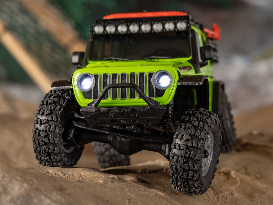 SCX30 Jeep Wrangler 1/30th 4X4 Rock Crawler - Green