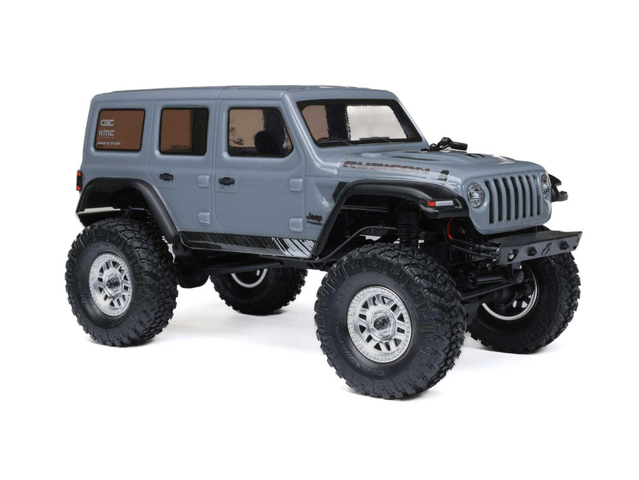 SCX24 Jeep Wrangler JLU 1/24th 4WD Rock Crawler - Silver *