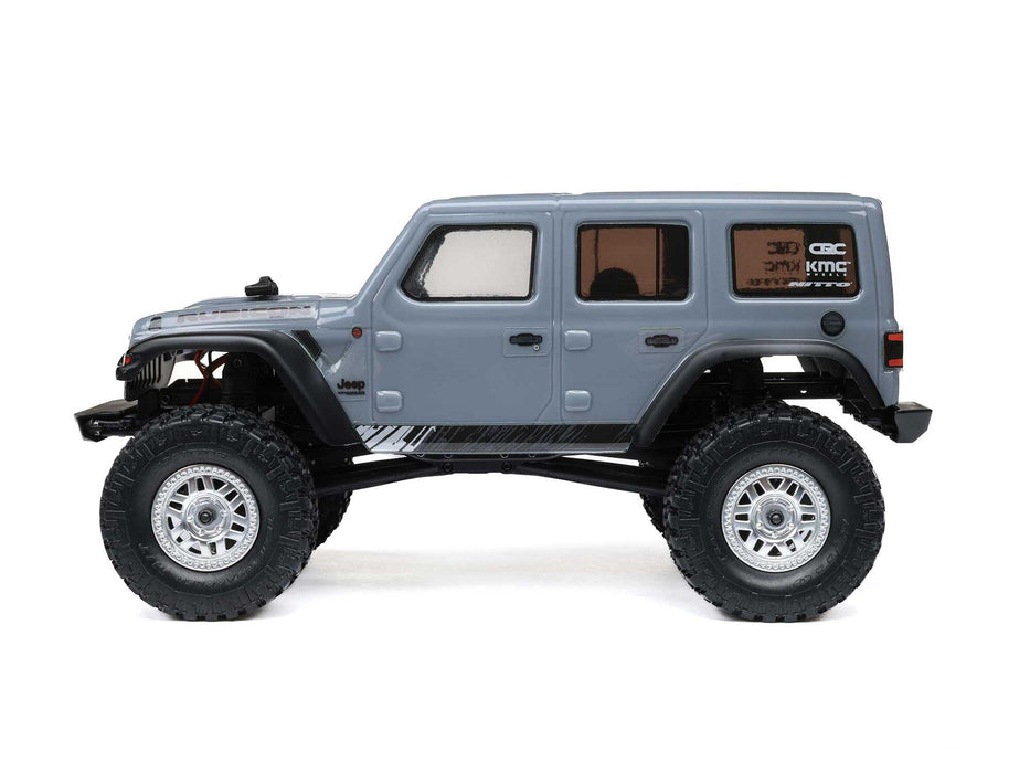 SCX24 Jeep Wrangler JLU 1/24th 4WD Rock Crawler - Silver *
