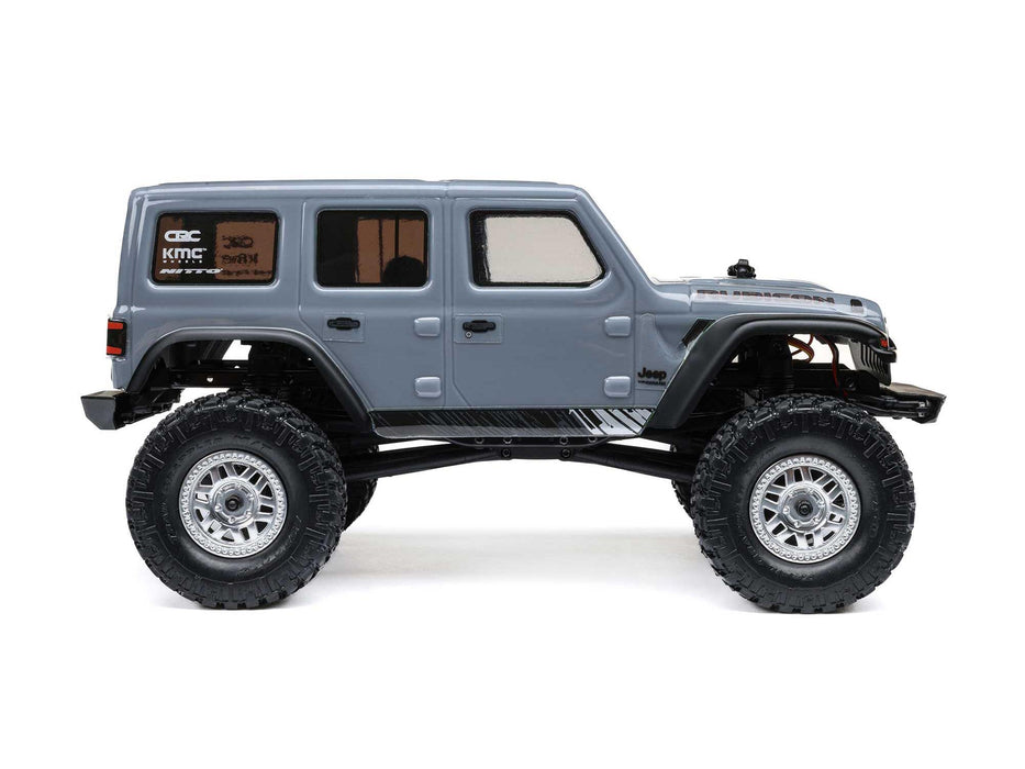 SCX24 Jeep Wrangler JLU 1/24th 4WD Rock Crawler - Silver *