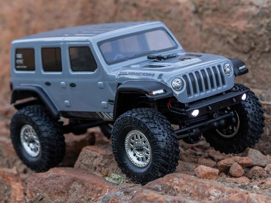 SCX24 Jeep Wrangler JLU 1/24th 4WD Rock Crawler - Silver *