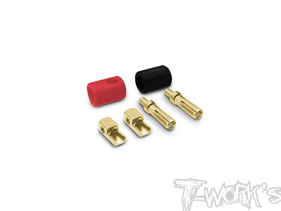 L Type 4mm Battery Connector - 2pcs