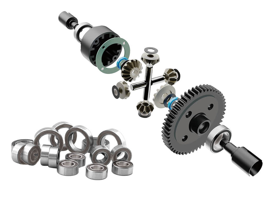 B4X 4wd Race 1/10th Electric Buggy RTR - Yellow/Blue