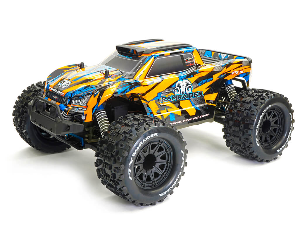 Ramraider FTX5499OB 1/10th Brushed Monster Truck RTR - Orange/Blue ...
