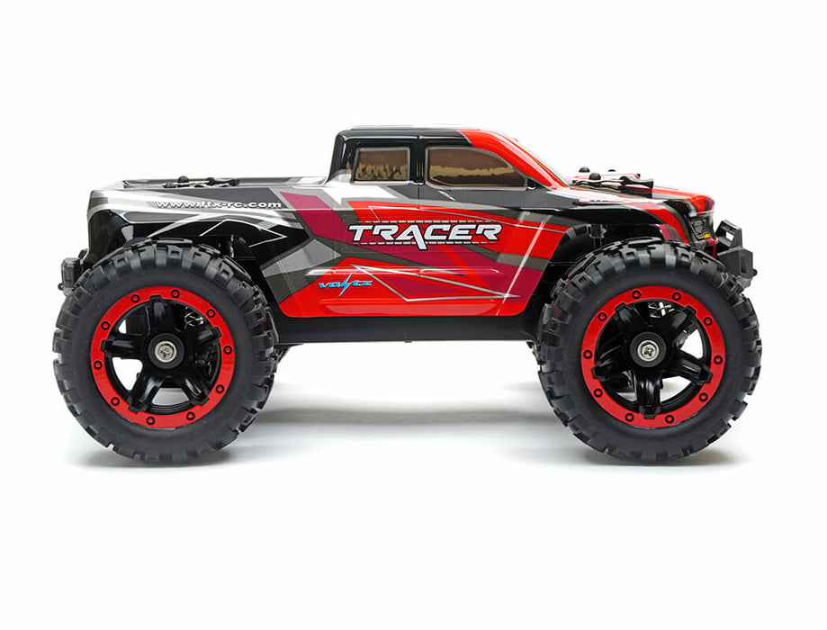 Tracer 1/16th Electric 4WD Monster Truck Ready To Run - Red
