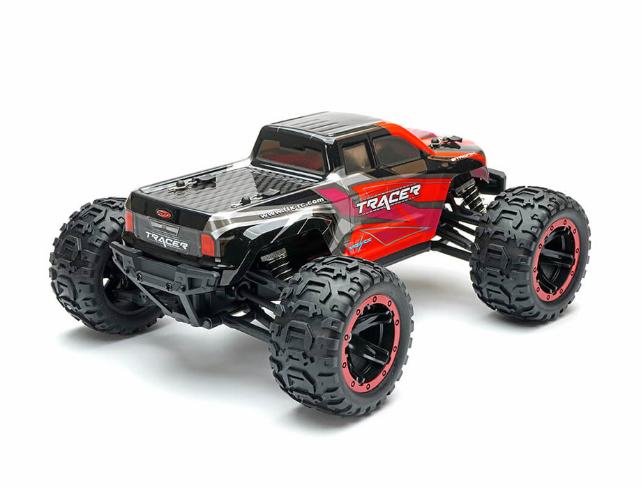 Tracer 1/16th Electric 4WD Monster Truck Ready To Run - Red
