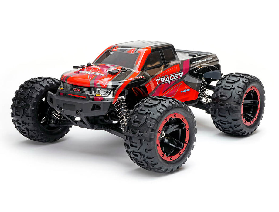 Tracer 1/16th Electric 4WD Monster Truck Ready To Run - Red