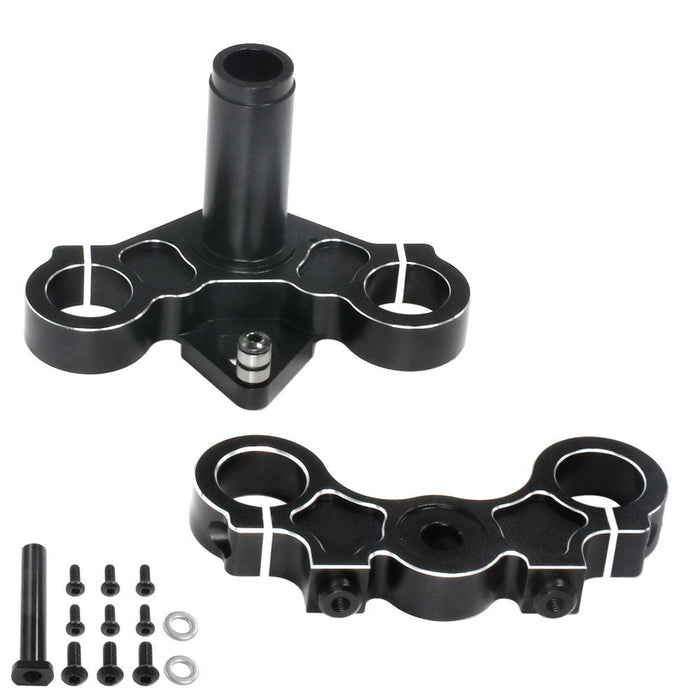 Alu Triple Clamp Set Promoto - Black *