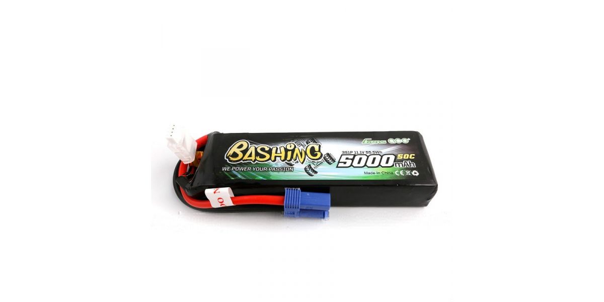 Bashing 3S 11.1V 5000mah 60C Lipo Battery with EC5 (Soft)