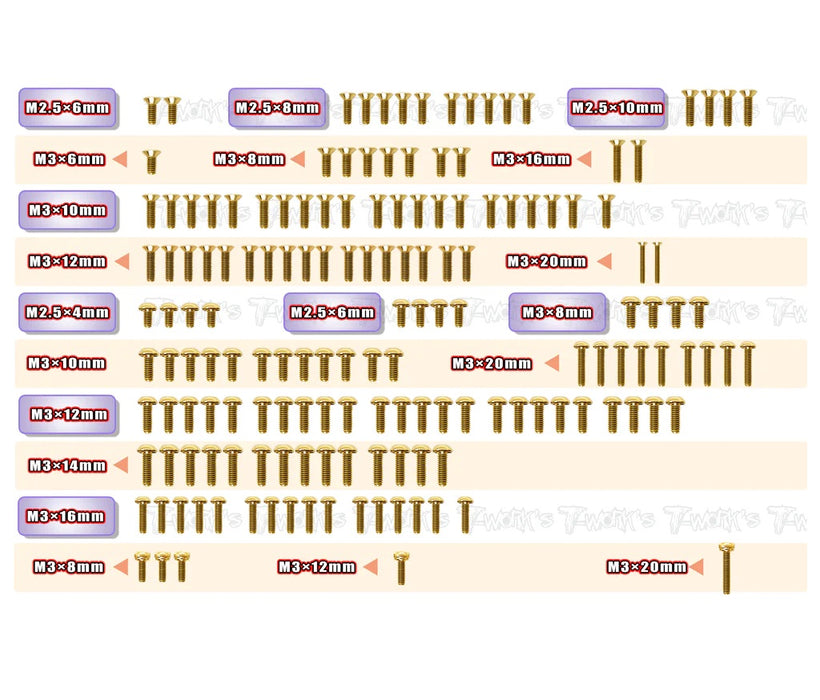 Screw Set for Schumacher Cougar LD3