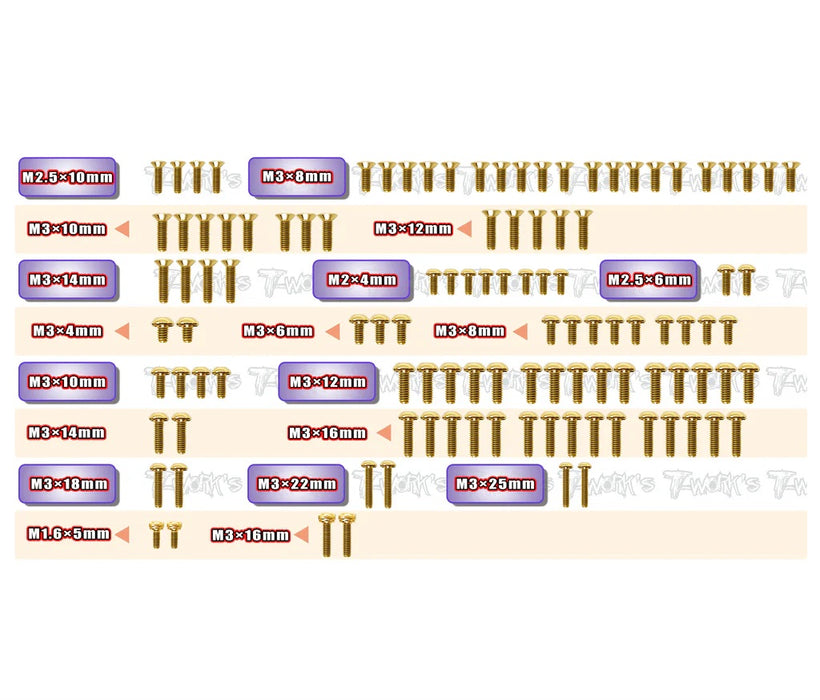 Screw Set for Team Associated RC10B7