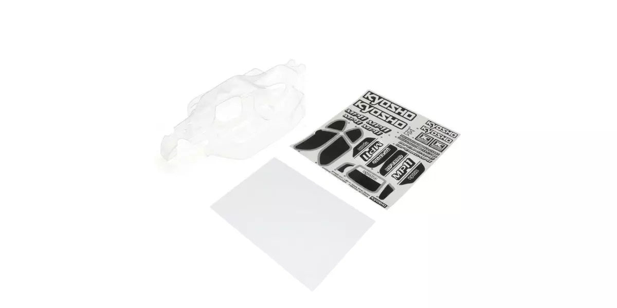 MP11 Pre Cut 1.0mm Clear Bodyshell