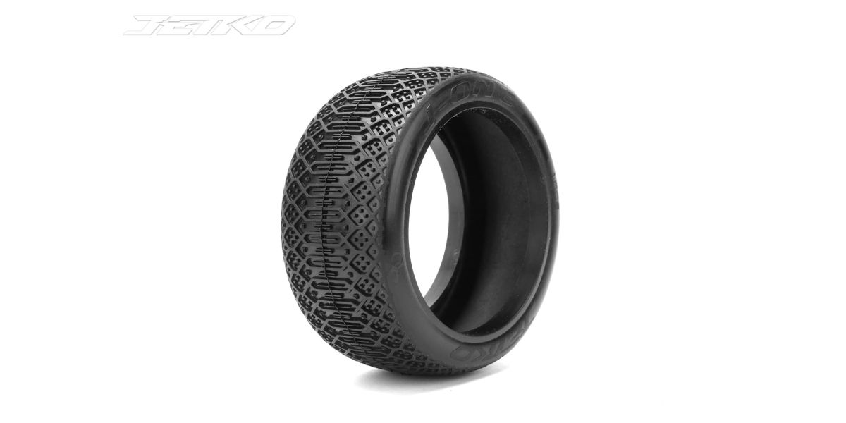 J One Composite Super Soft Belted 1/8th Buggy Tyres- Set of 4