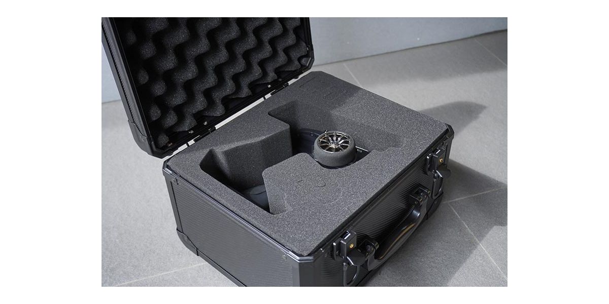 Mini Black Alu Transmitter Case V2 for Futaba 10PX- 7PX - 7PXR