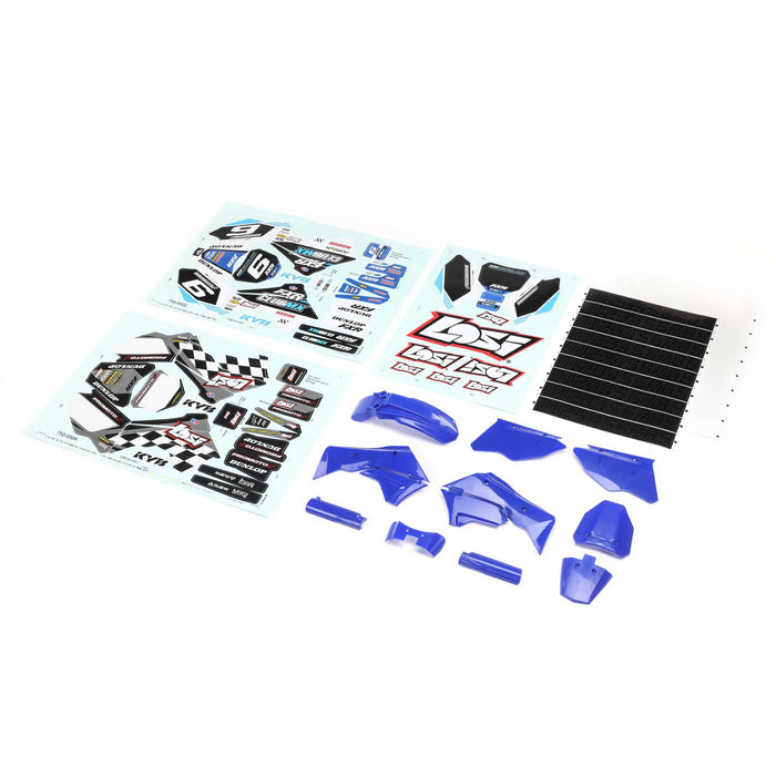 Promoto-MX Blue Plastics with Wraps