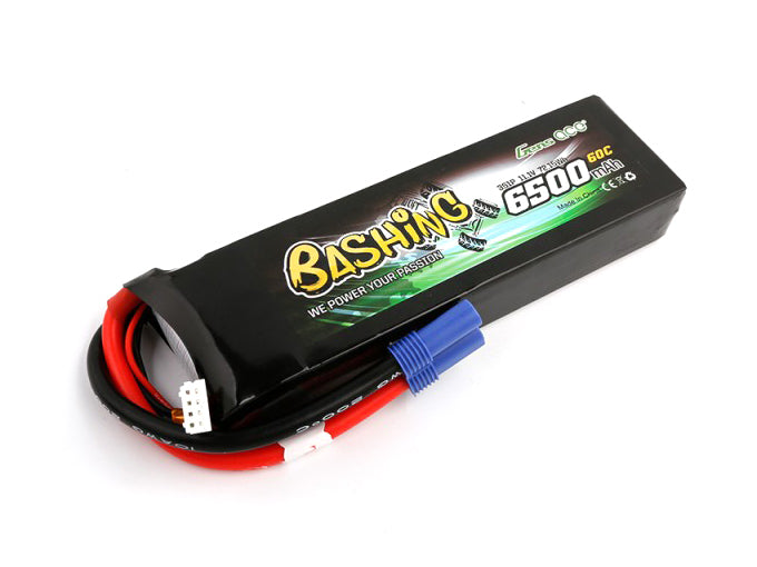 3S 11.1V 6500mah 60C Lipo Battery with EC5