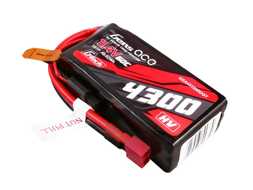 G-Tech 3s 4300 mAh 60c Lipo Battery
