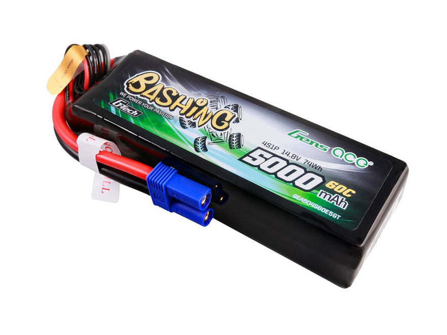 Bashing G-Tech 4S 14.8V 5000mah 60C Lipo Battery with EC5