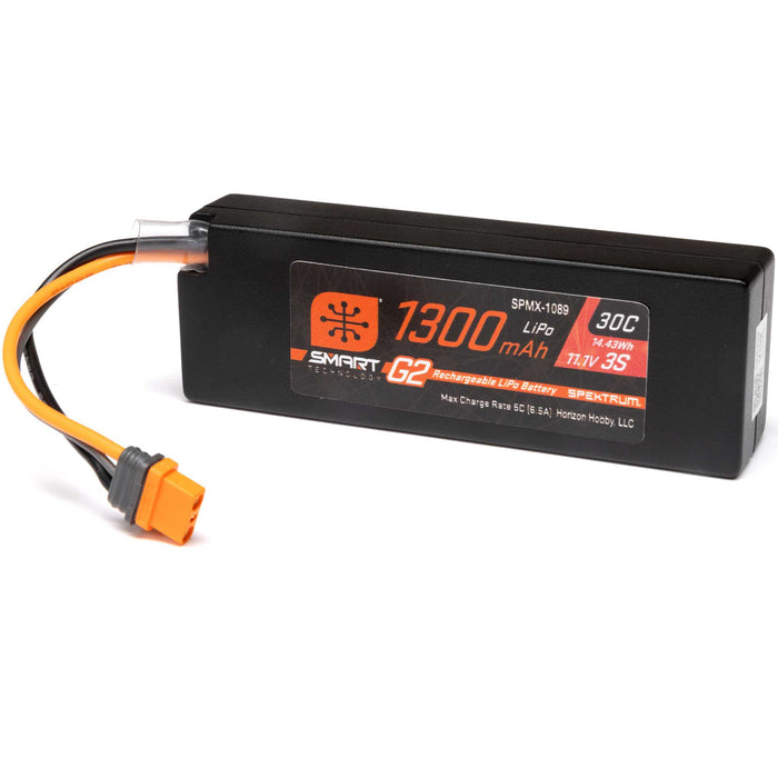 11.1v 1300mah 3S 30C Smart G2 Lipo Battery IC2 Connector