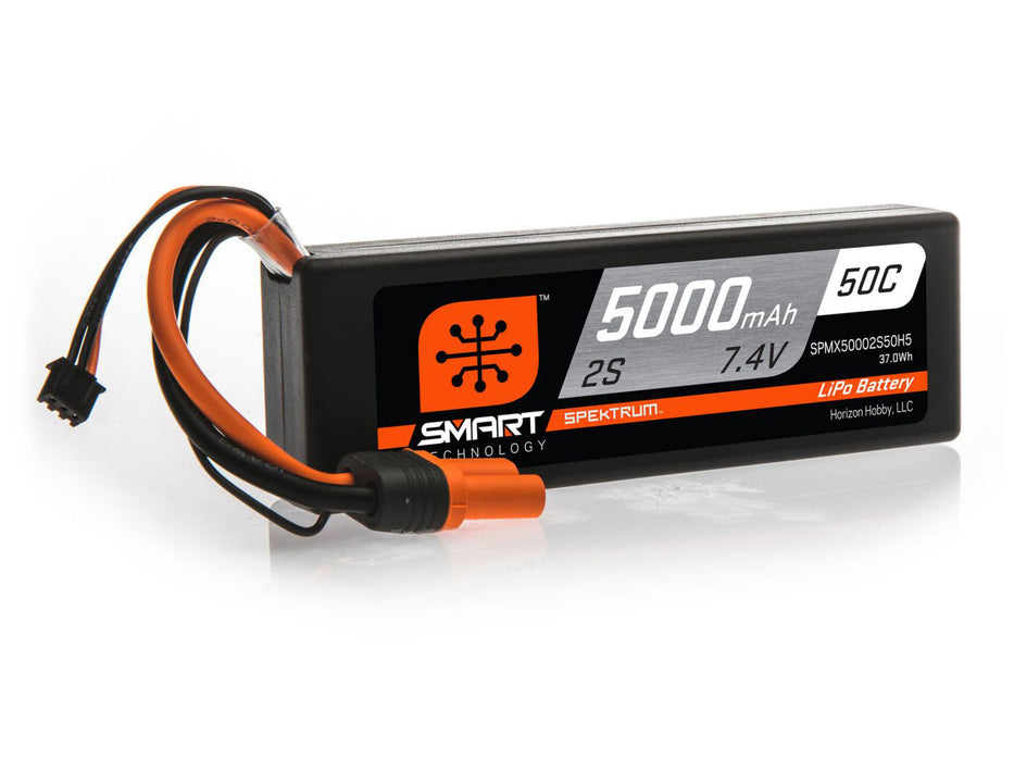 5000mah 2S 7.4v 50C Lipo Battery with IC5