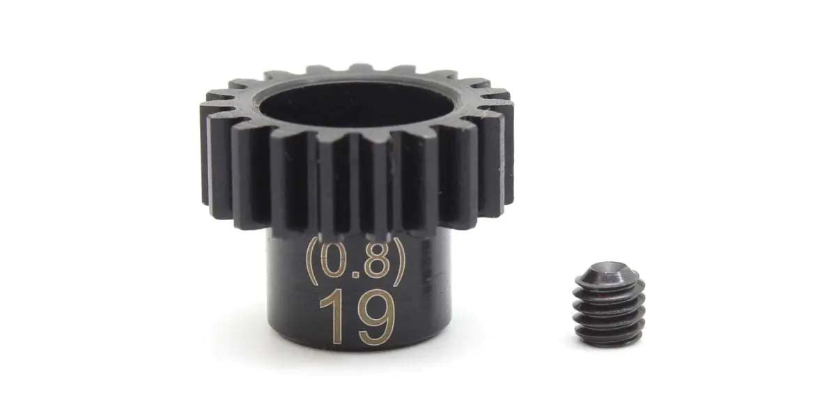 Pinion Gear 19T 1/8th (Mod 0.8-D5.0) Steel