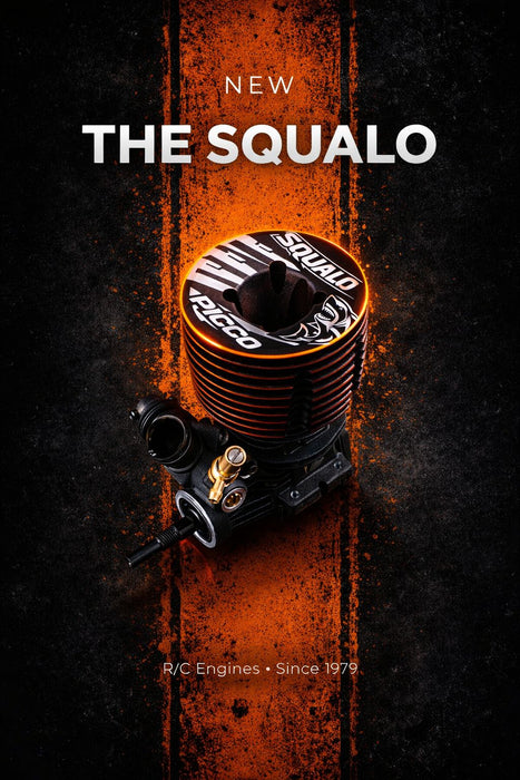 Squalo DLC Off Road .21 Engine with Ceramic Alu Carburettor