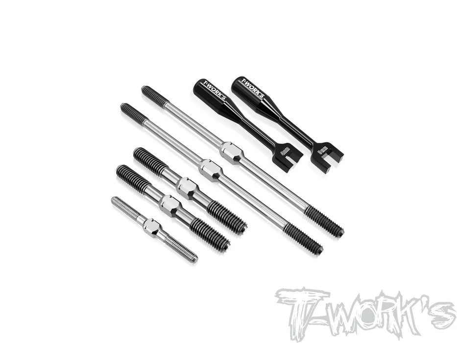 Titanium Turnbuckle Set for Mugen MBX8TR