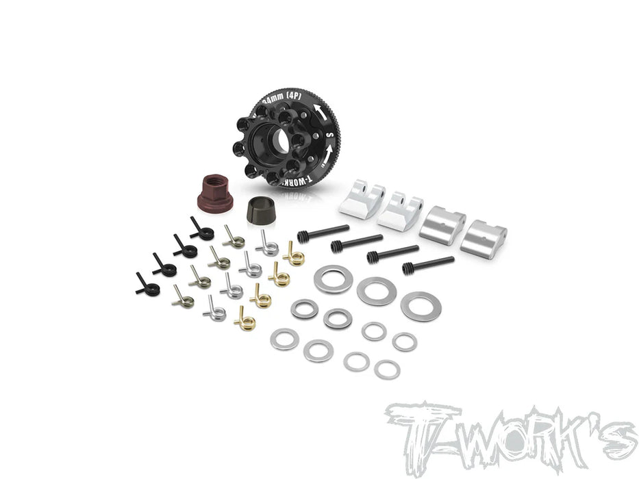Steel 34mm 4 Shoe V2 Clutch Set