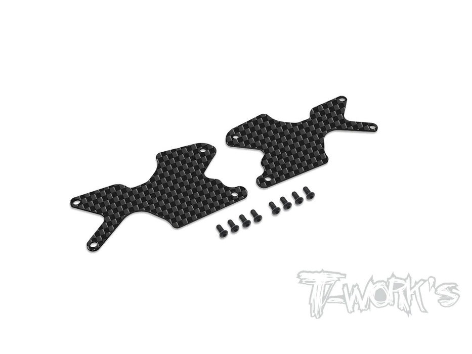 Graphite Rear A-Arm Stiffeners 1.5mm for Team Associated RC8B4.1