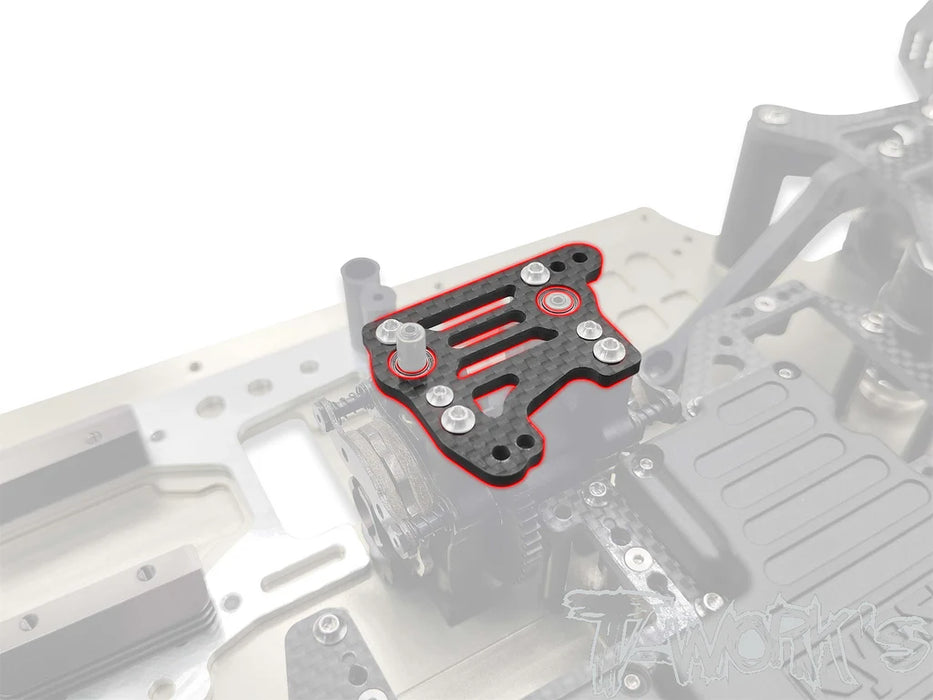 MP11 Graphite Centre Gearbox Plate with Bearing