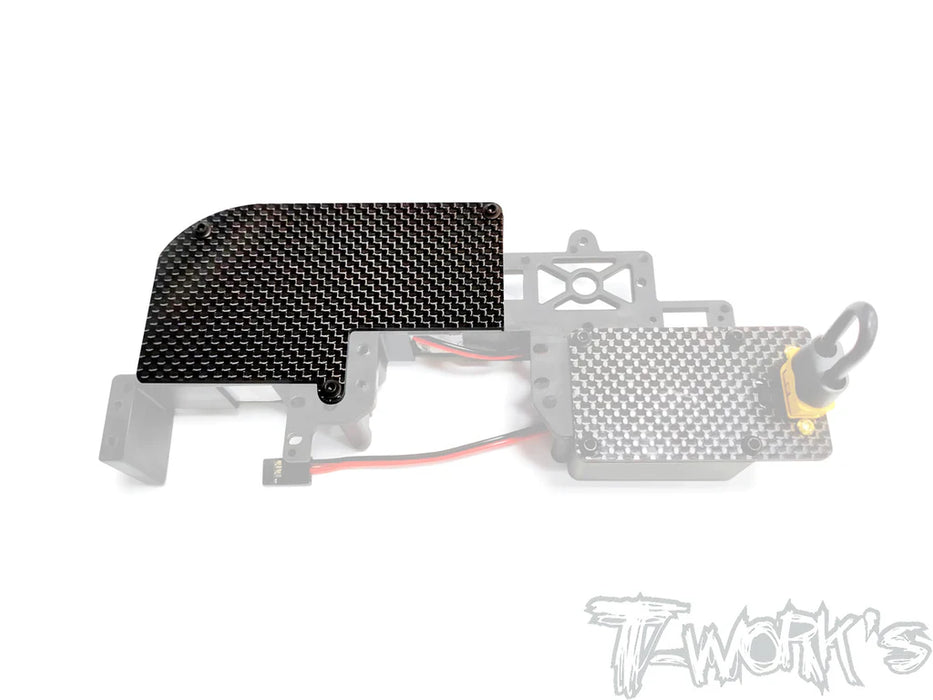 Graphite Receiver Battery Box Plate for Sworkz S35-4