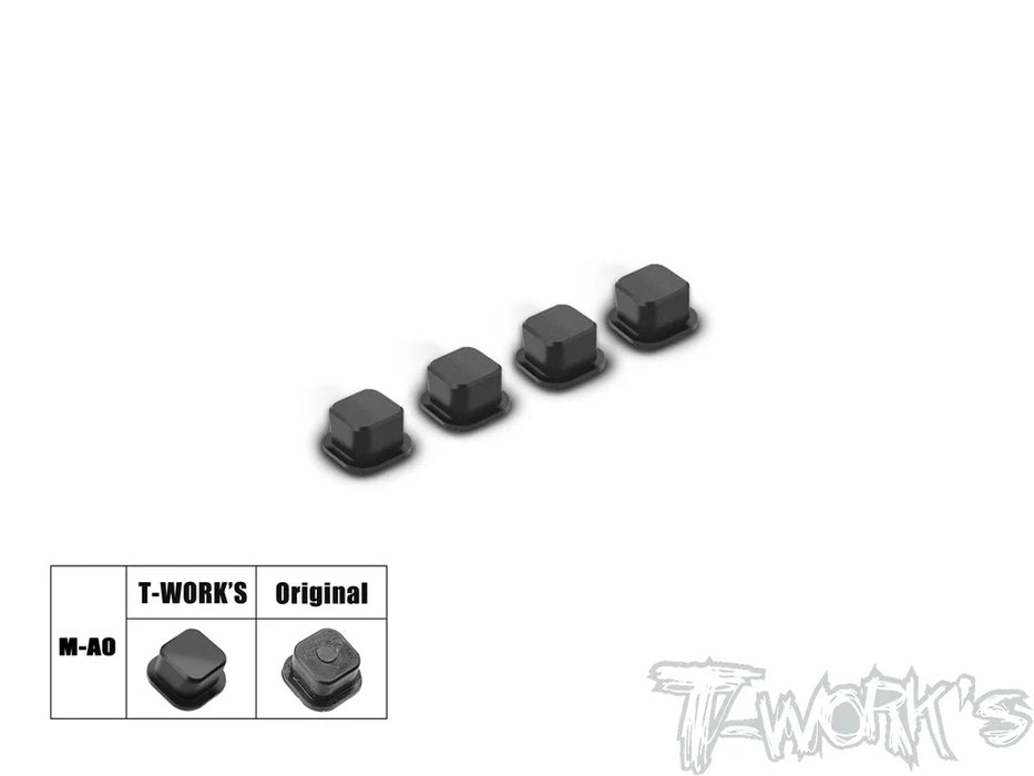 CNC Delrin A & B Arm Mount Insert Type A for Mugen MBX8R