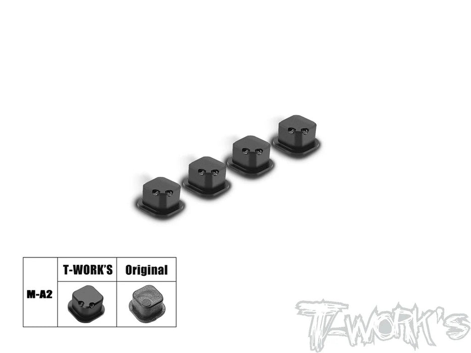 CNC Delrin A & B Arm Mount Insert Type C for Mugen MBX8R