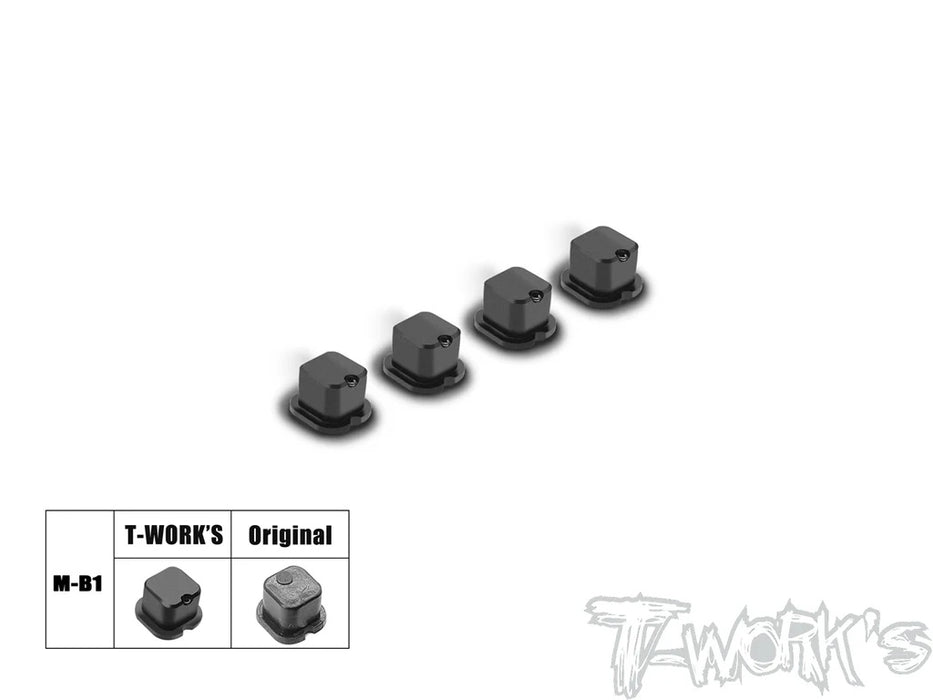 CNC Delrin C & D Arm Mount Insert Type B for Mugen MBX8R