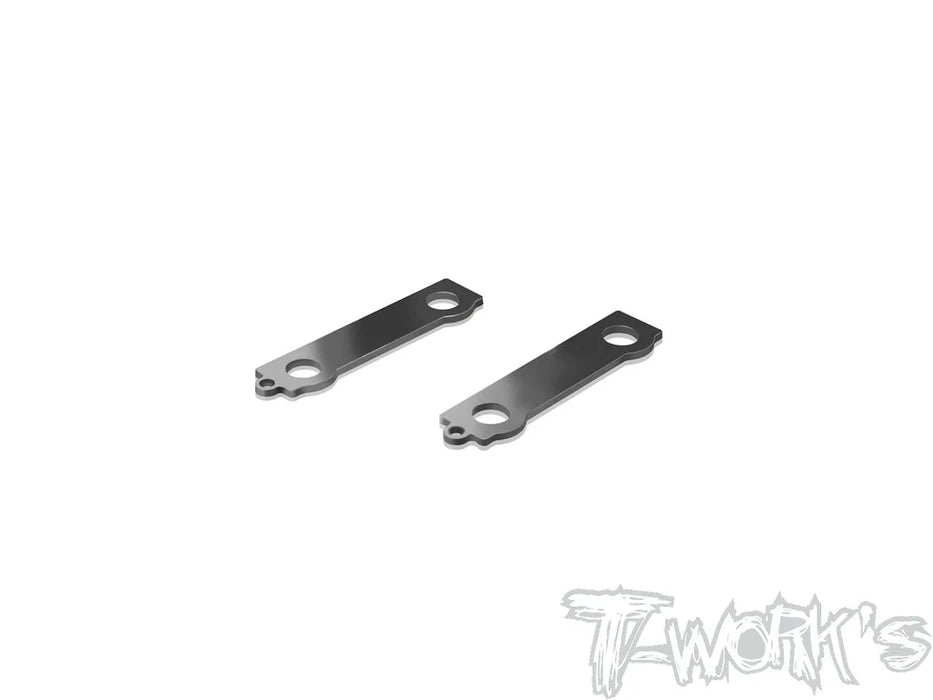 Stainless Steel Middle Gear Lower Block Spacer 1.0mm  for Kyosho MP11