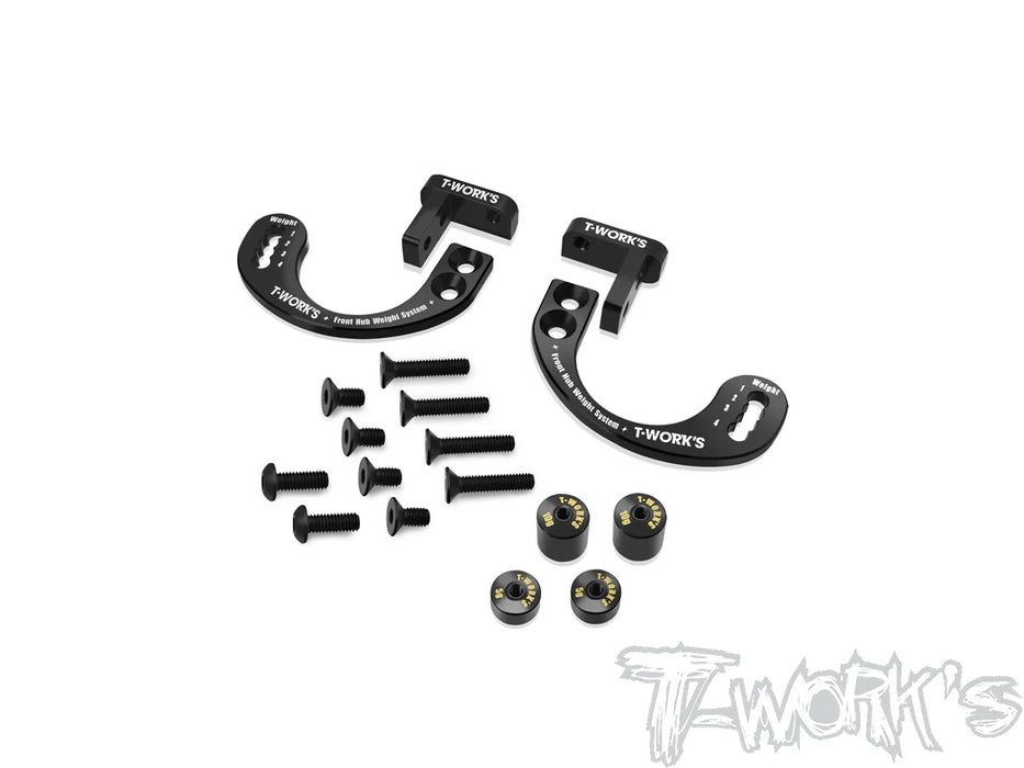 Front Hub Weight System for Team Associated RC8B4.1 (Can't use 16Deg KPI)