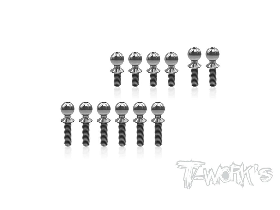 Titanium Ball End Set for Mugen MSB1