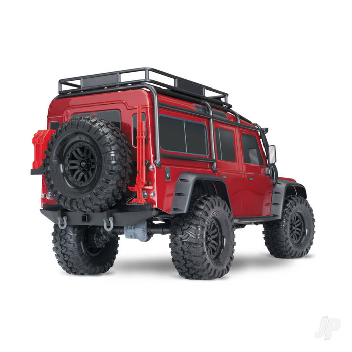 TRX-4 Land Rover Defender 1/10th 4x4 Electric Trail Crawler (Clipless Body)- Red *