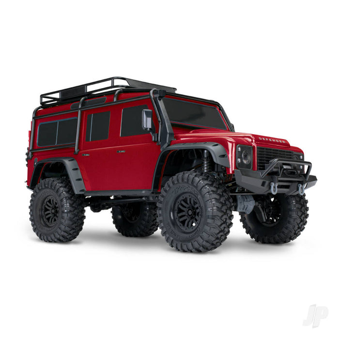 TRX-4 Land Rover Defender 1/10th 4x4 Electric Trail Crawler (Clipless Body)- Red *