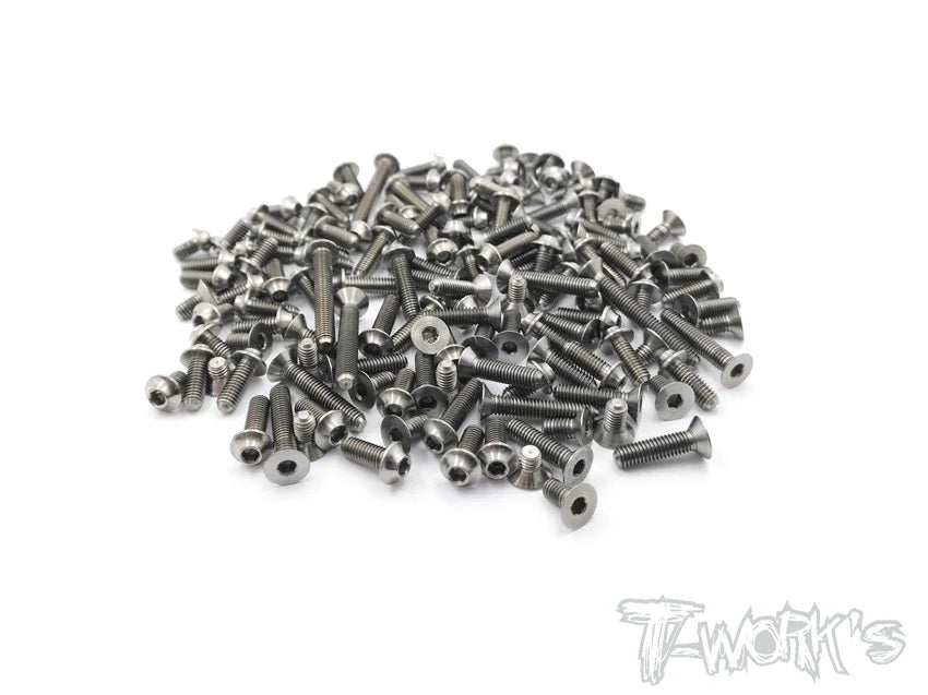D819RS Titanium UFO Head Screw Set 164pcs