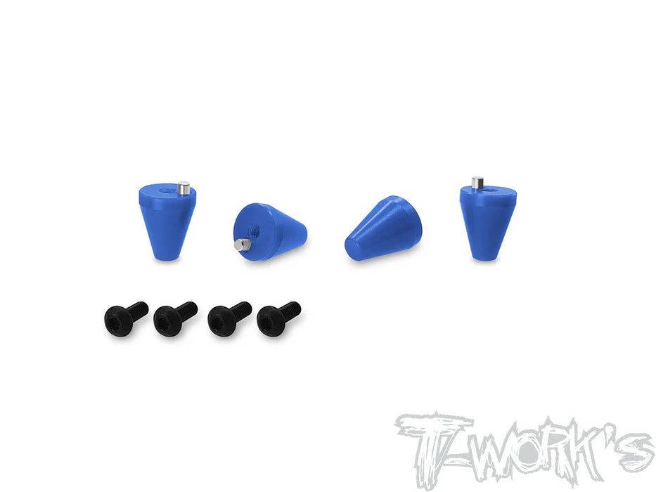 Starter Box Spacing Post Blue - 4pcs