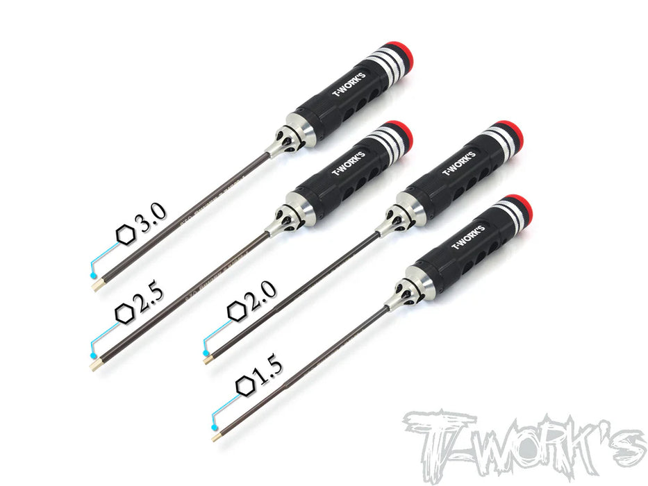 Allen Wrench Set (1.5/2.0/2.5/3.0x120mm) - 4pcs