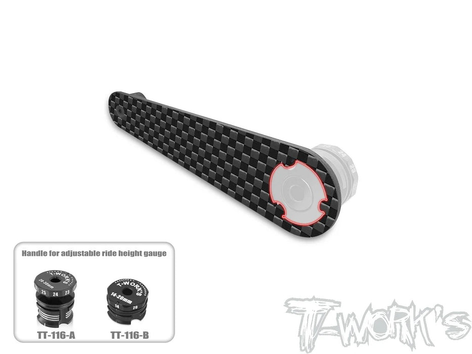 Handle for adjustable Ride Height Gauge