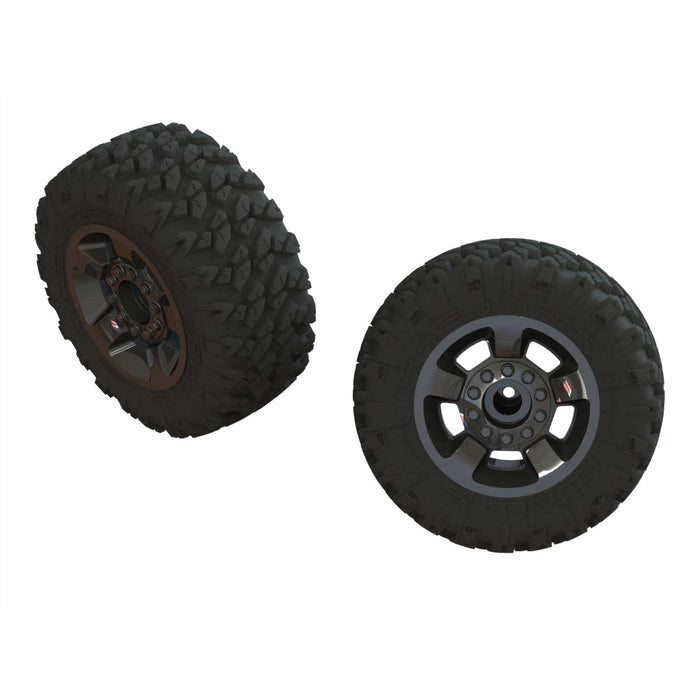 Ragnarok MT Tyre ST Preglued Black Chrome - 1pr