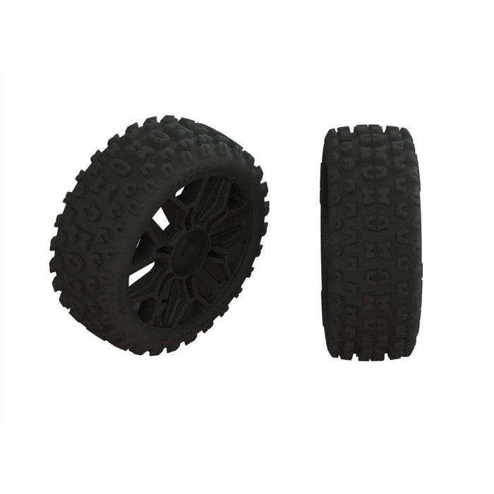 Dboots 2HO Tyre Set Glued - Gun Metal - 1 Pair