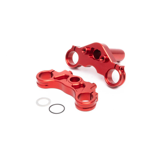 Promoto MX Aluminium Triple Clamp Set - Red