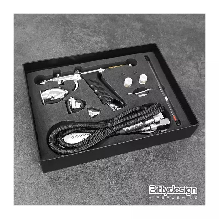 Revolver Gravity Fed Dual Action Airbrush