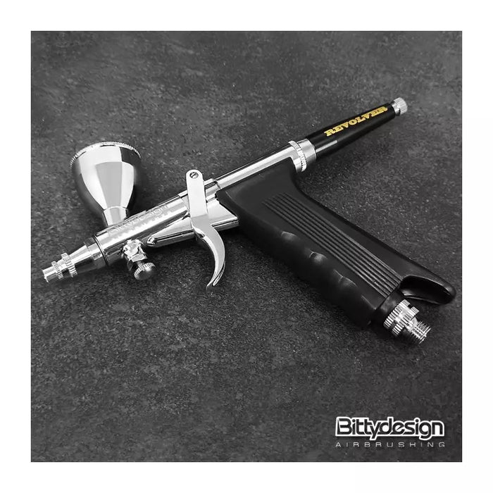 Revolver Gravity Fed Dual Action Airbrush